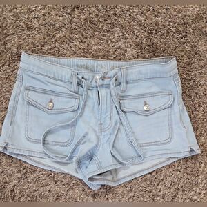 American Eagle Light Blue Jean Shorts